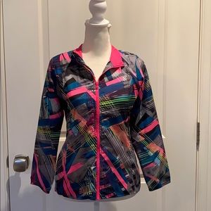 Girls lightweight Adidas full zip jacket